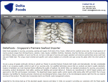 Tablet Screenshot of deltafoods.com.sg